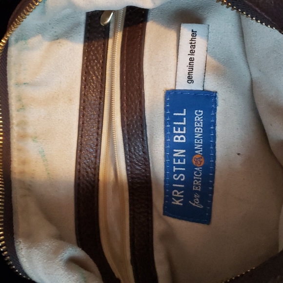 Kristen Bell Brown Leather Purse Handbag - Picture 3 of 8